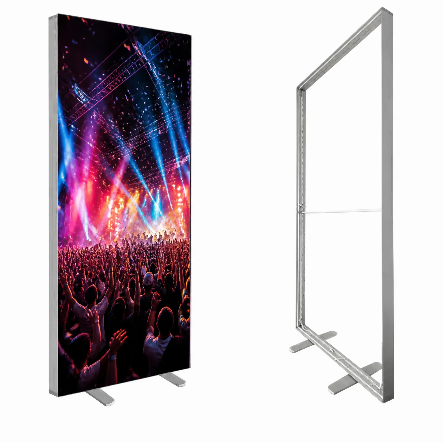 Custom SEG Fabric LED Light Box Portable Aluminum Frame Advertising Backdrop Sign with CE Certificate for Exhibition