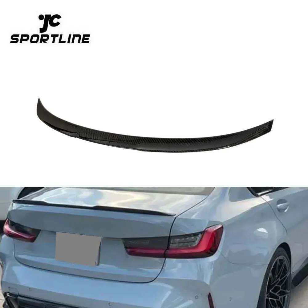 Prepreg Dry Carbon Fiber Rear Trunk Boot Spoiler Wing For BWM 3 Series G20 G28 G80 M3 2021 2023