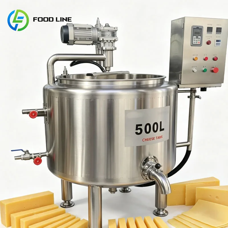 Cheese Processing Tank Cheese Vat Milk Curd Fermentation Dairy Making Equipment Commercial Customized