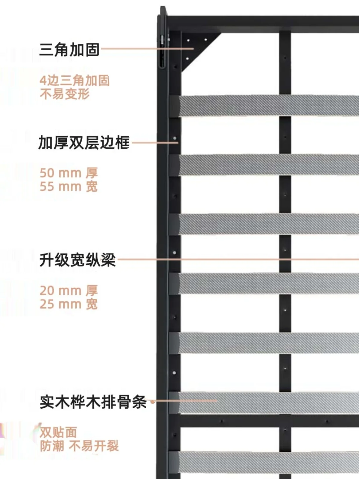 سرير غير مرئي قابل للطي، خزانة تخزين بقلاب، سرير مخفي متكامل تحت أجهزة الدوران