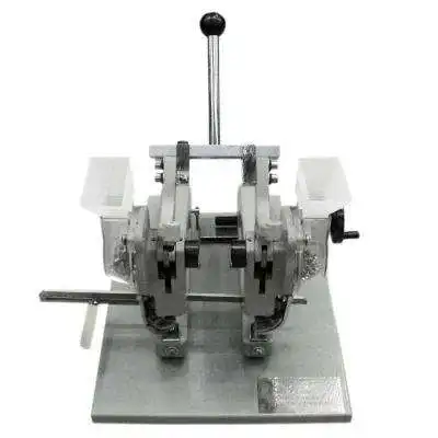 

Curtain Eyelet Machine Double Head Long Arm Eyelet Grommet Punching Machine Manual Eyeleting Machine for Paper Bags