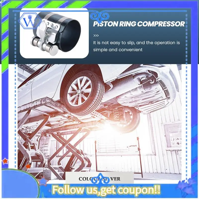 

2Pcs Ratchet Style Piston Ring Compressor And Piston Ring Installer Pliers Tool