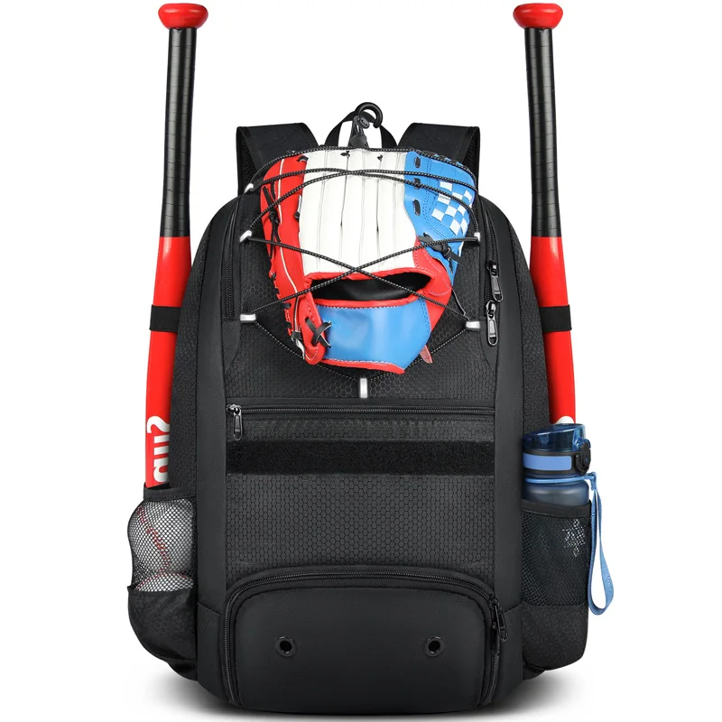 

Large capacity Baseball Backpack Lightweight Softball Bat Backpack with Shoe Compartment Breathable Softball Training Backpack