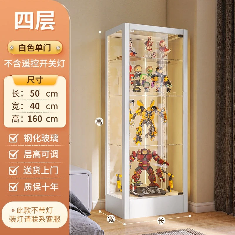 خزانة على شكل شخصية قابلة للتخصيص، عرض ليجو، خزانة زجاجية مقاومة للغبار، خزانة مشروبات نموذجية شفافة