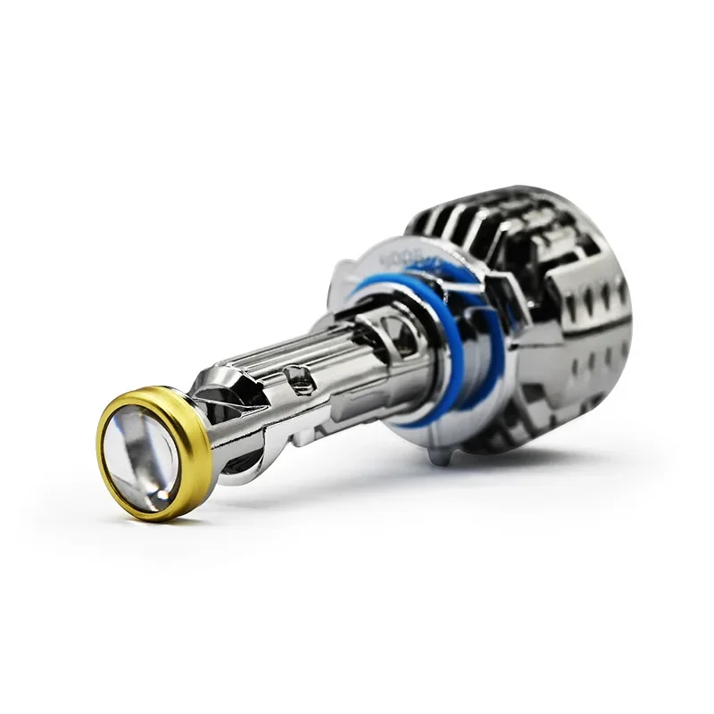 Xintianguang 2 Stuks Auto Led Koplampen Bifocale Lens Y9pro Mini Kleine Lens Fisheye Licht H4 H7 H11 9005 9006 Geïntegreerde Gloeilamp