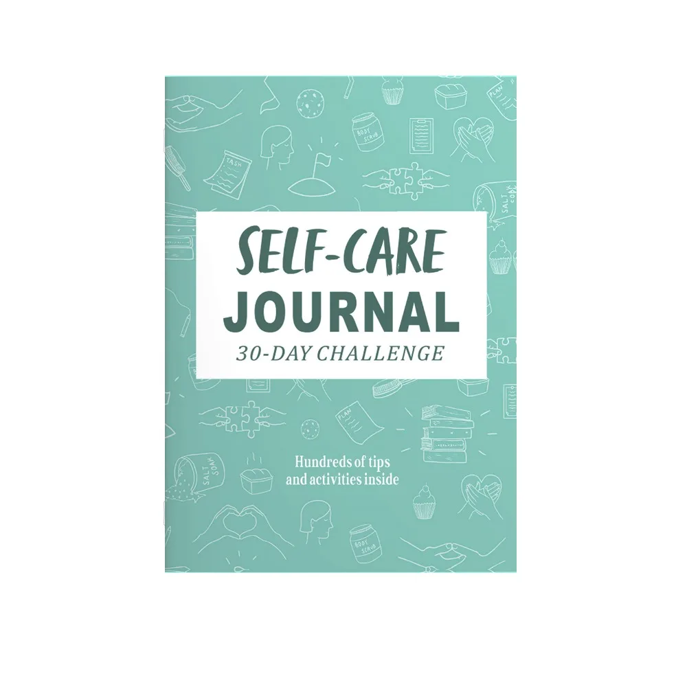 Self-Care Journal 30-Day Challenge English Wellness Lovers Paperback Notebook With Self Care Tips & Healing Activities