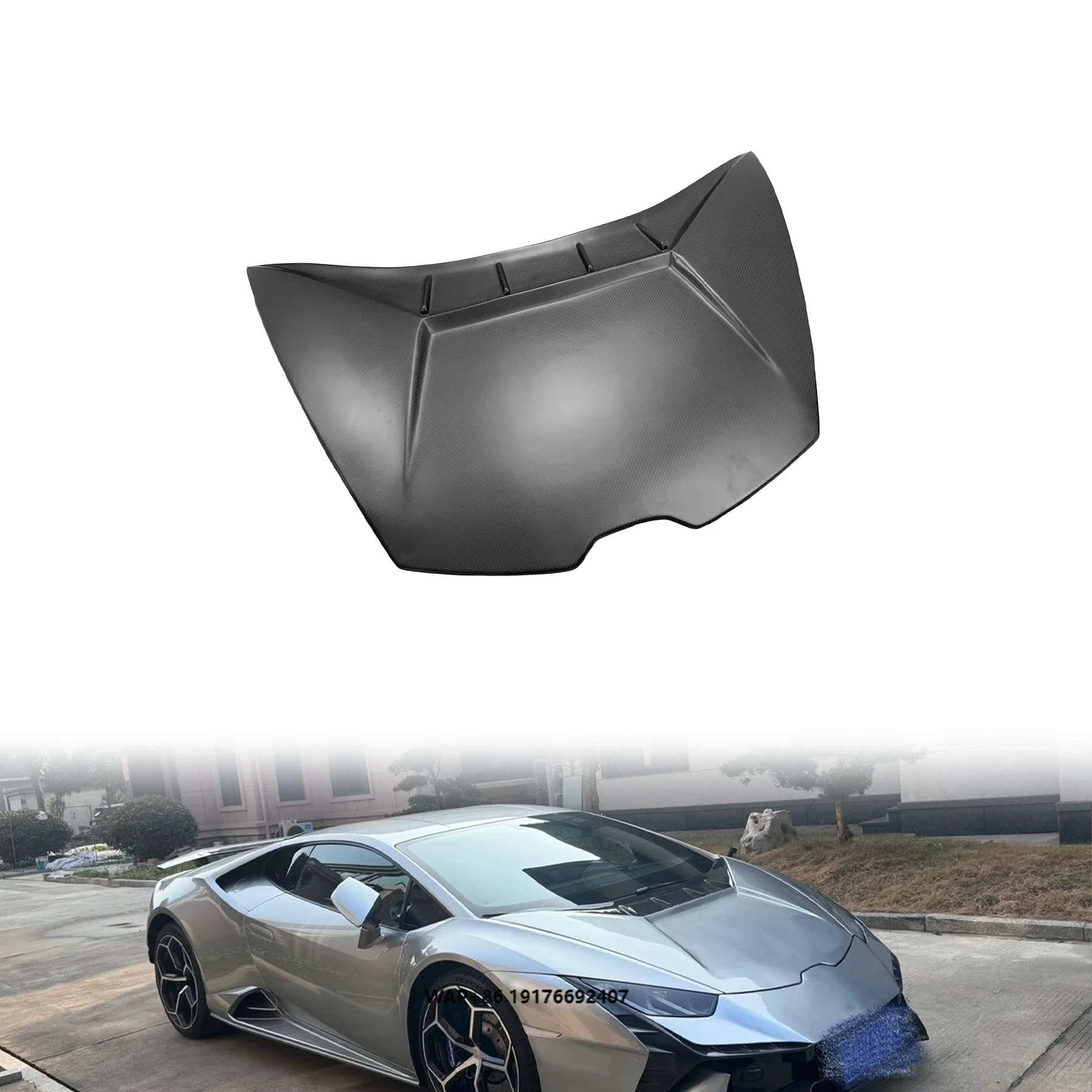 Huracan Upgrades Tecnica Auto Parts Dry Carbon Fiber Body Kit Front Engine Cover for ‘Lamborghini Huracan