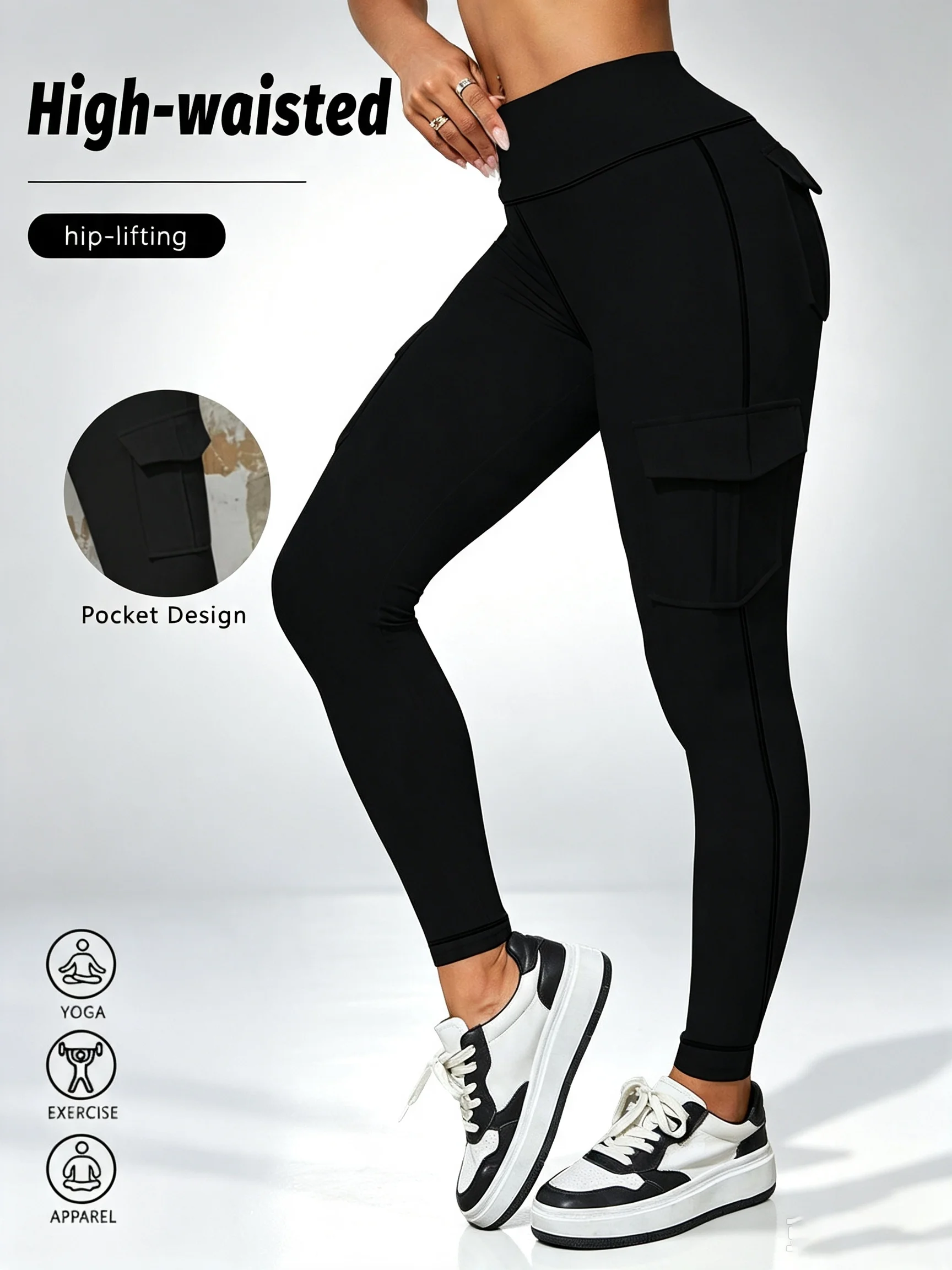 Женские спортивные леггинсы с  – обзор и цена High Waist Leggings