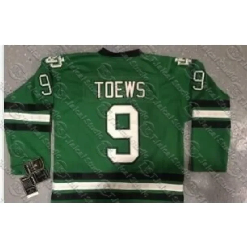 خمر داكوتا الشمالية القتال سيوكس هوكي الفانيلة 9 جوناثان تويز باريس جامعة NCAA التطريز مخيط الفانيلة موتو #4