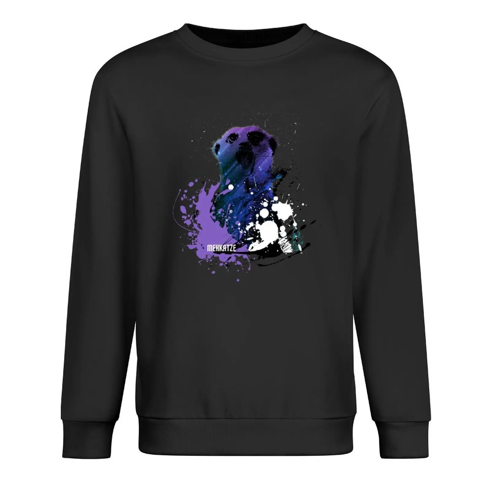 

Meerkat from Outer Space II - Erdman Strikes Back Stains, dots & spray Pullover autumn sweatshirt