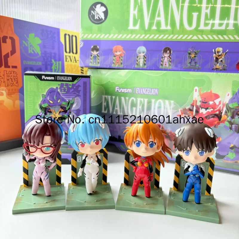 New Arrival Funism Evangelion Blind Box Figure Anime Character Collectible Model Desktop Decoration Festival Gift For Men Hot