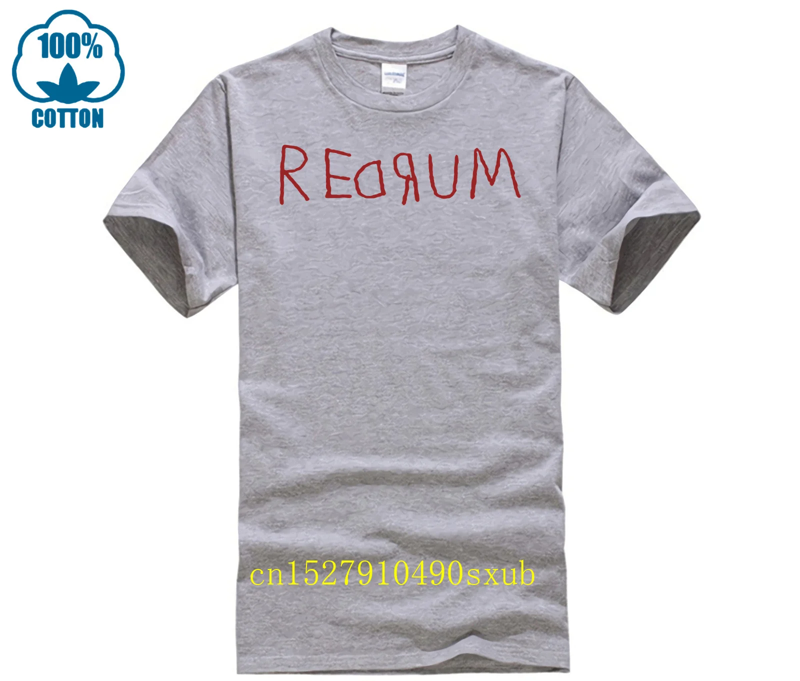 Redrum T Shirt The Shining Overlook Hotel Stanley Kubrick Stephen King Horror Movie Tee Summer Style Hip Hop Men T-Shirt Tops