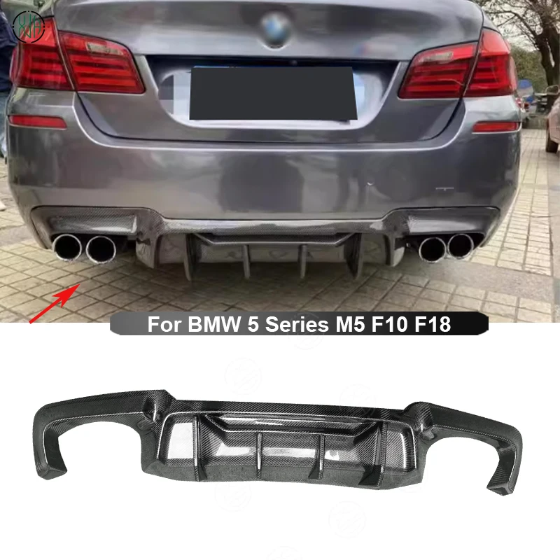 

Для BMW 5 серии M5 F10 F18 2010-2017 детали автомобильного спойлера R Стиль углеродное волокно обновленный Корпус Комплект