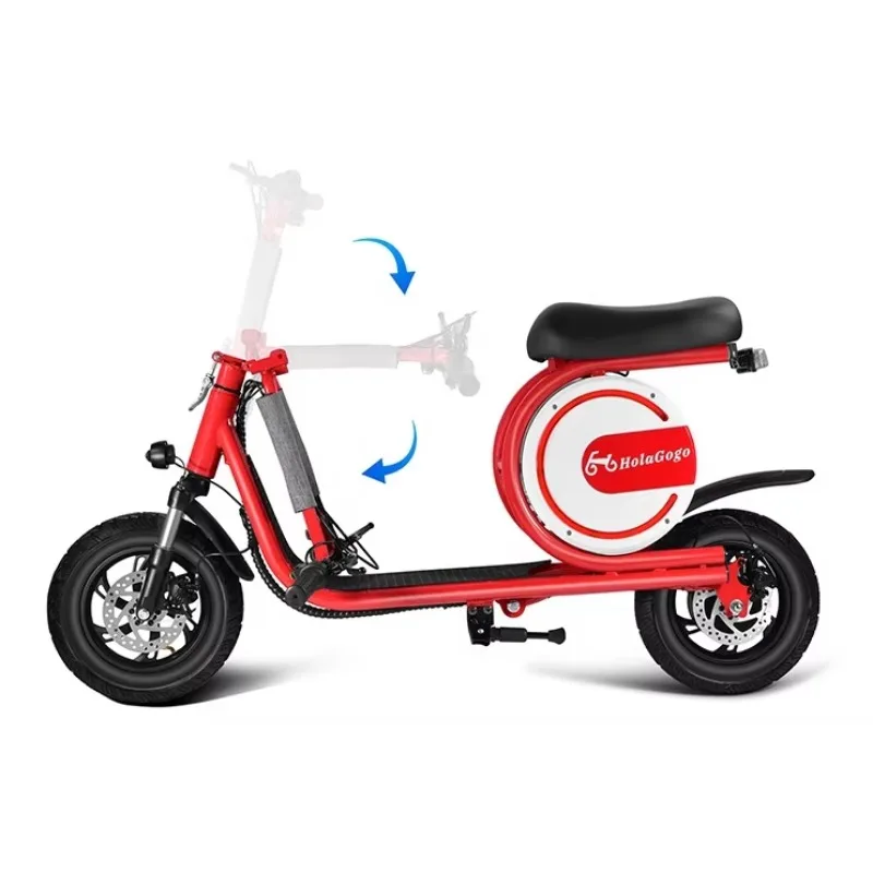 European Stock Mini C2 12inch 36V 10ah 350W Foldable Front and Rear Disc Brake Citycoco Electric Scooter