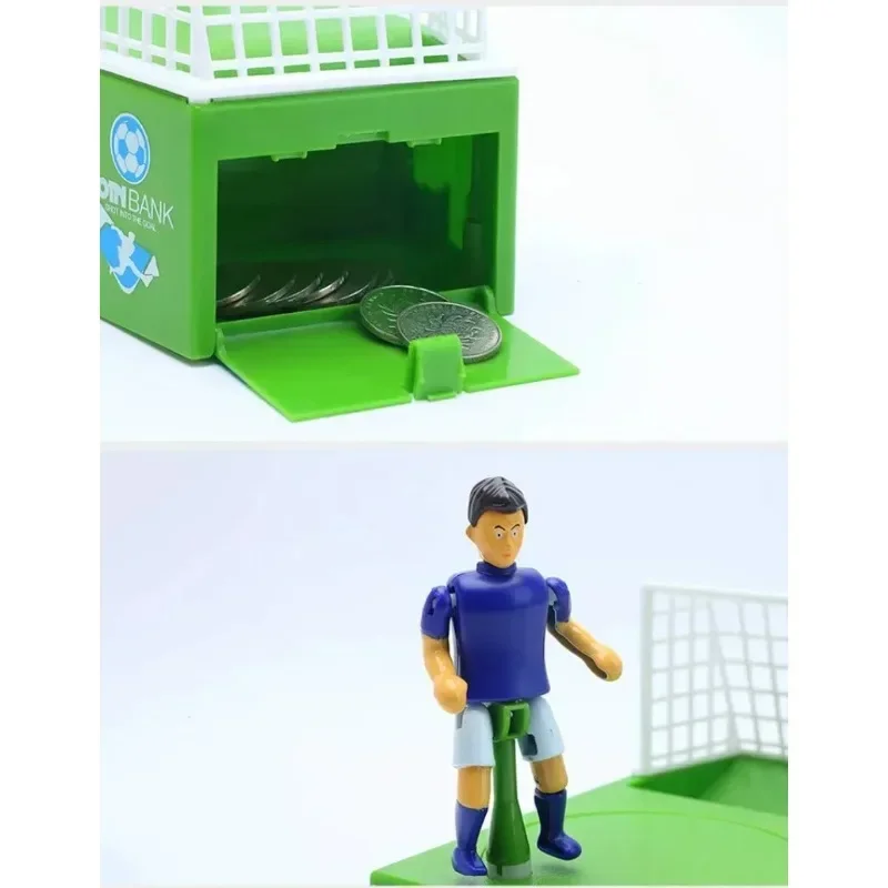 

Creative Football Field Piggy Bank Soccer Coin Holder Saving Money Jar Coin Box Gift for Soccer Fans