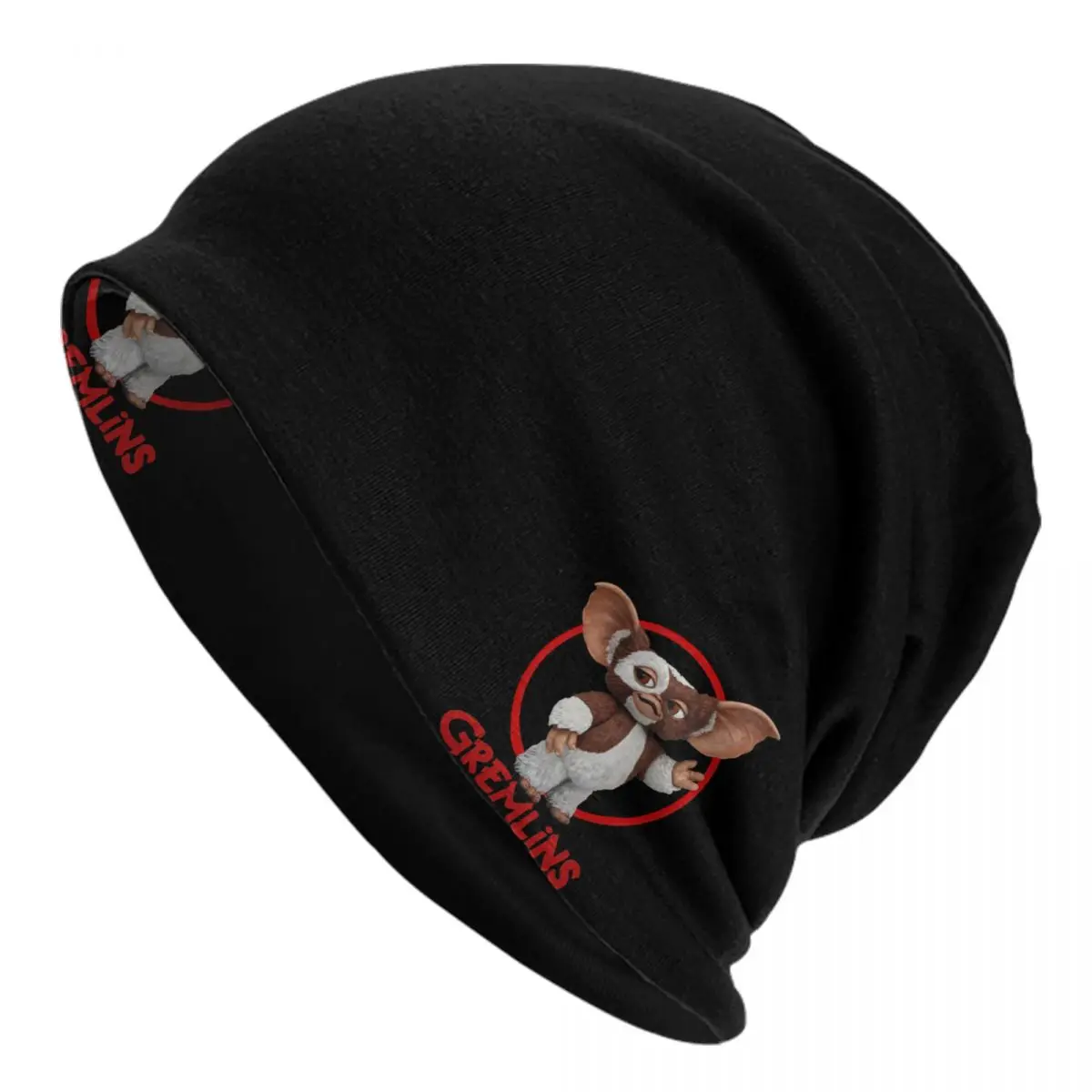 Custom Funny Gremlins Skullies Beanies Caps Unisex Knit Hat Adult Gizmo 80s Movie Mogwai Monster Retro Sci Fi Bonnet Hats Cap