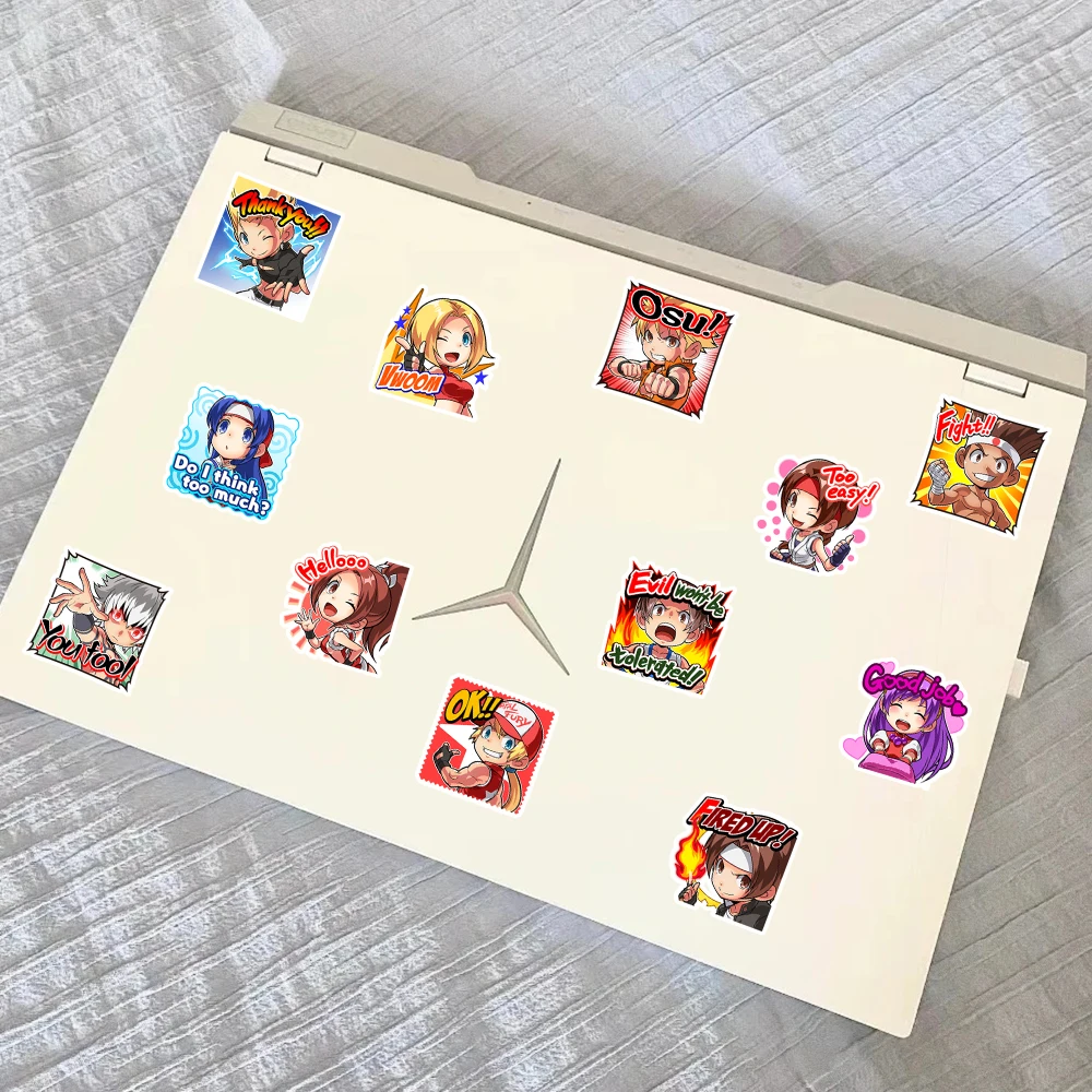 40pcs The King Of Fighters Q Edition Character Stickers Can Be Used For Decorations Such As Thermos Cups,Walls,Refrigerators,Etc view 5