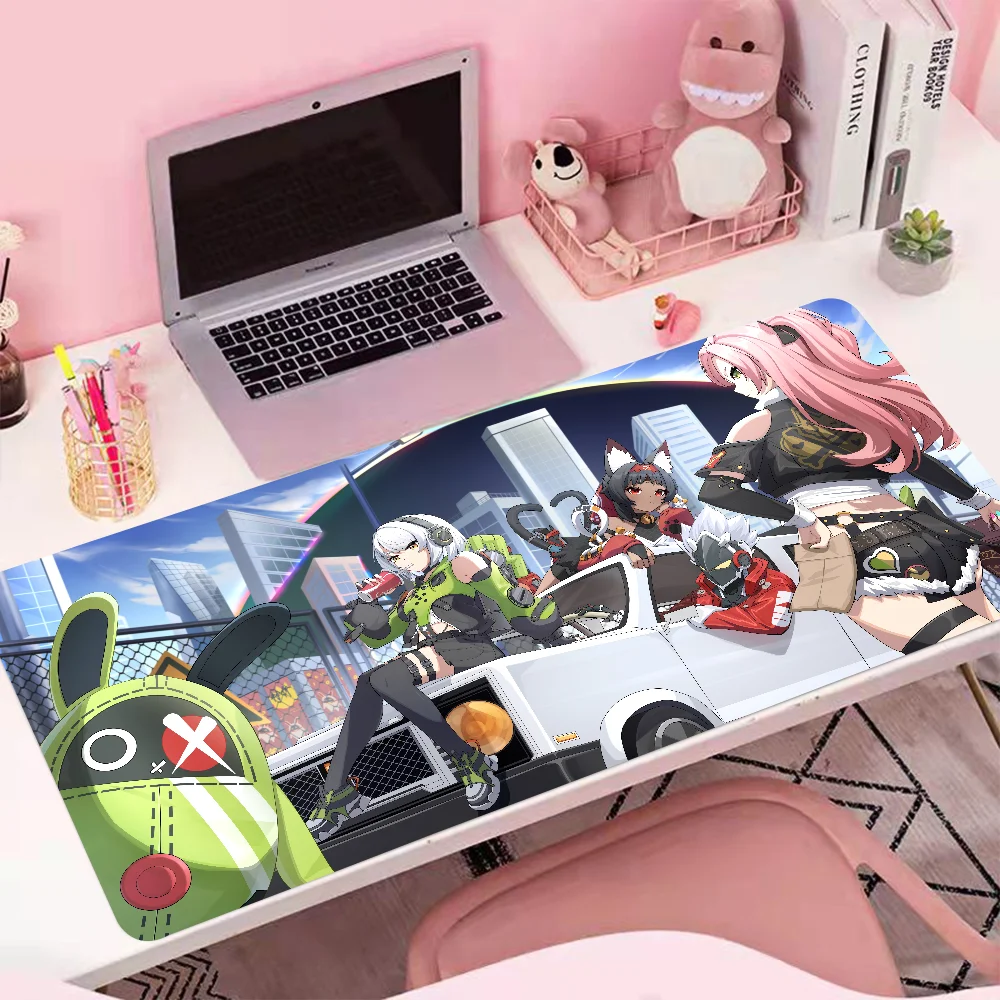 Nicole Demara Zenless Zone Zero Anime Playmat Anti-slip Game Mouse Pad Large Keyboard Desk Mat Laptop Playmat Gaming Mousepad