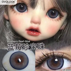 OVOLOOK-1 Pair Super Beauty Colored Contact Lenses Natural Pupils Colored Eye Lenses with Cute Cases 10 Tone 2pcs Eye Color Lens
