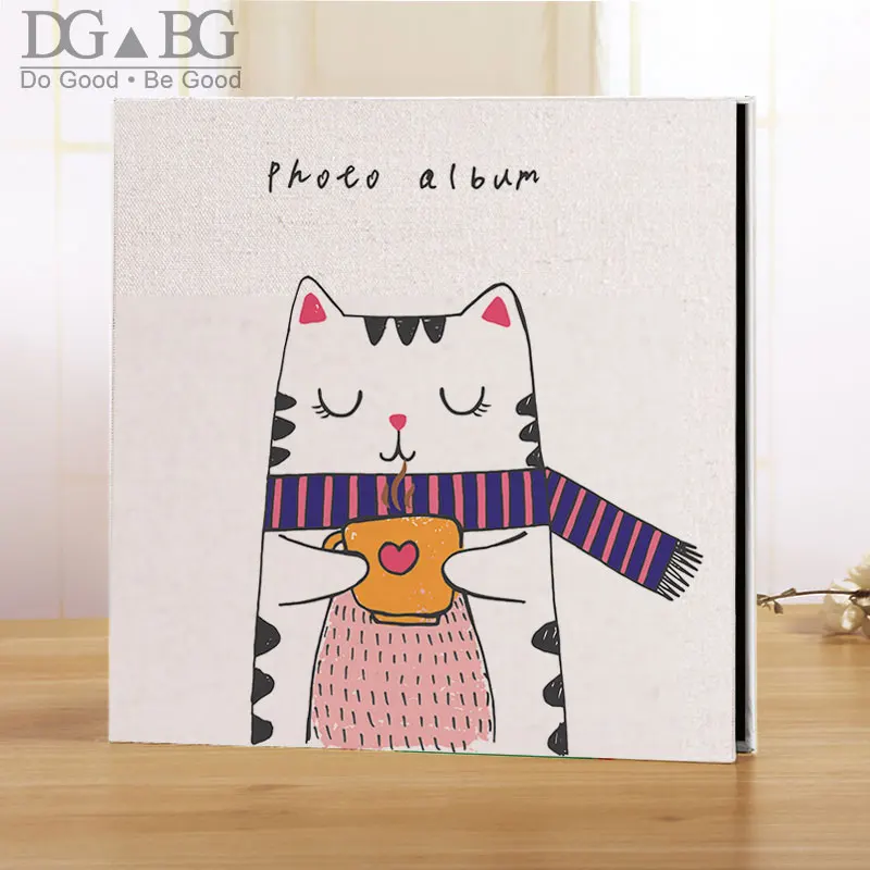 

Self-priming Magnetic Dust-Free Air-Free Glue Free and Waterproof Hand Made DIY Albums Holds Album Customizable Kitten Gift
