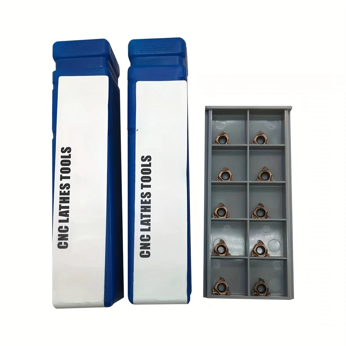 SEL1212H11 + SEL1010H11 Left-Hand Threading Toolholders + 10pcs 11IRM AG60 Inserts - CNC Lathe Threading Kit