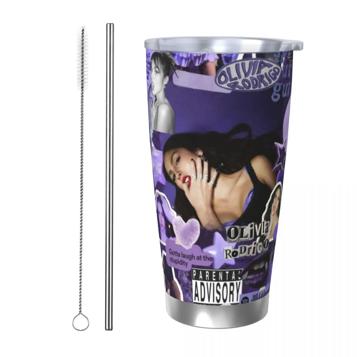 Olivia Vampire Rodrigos Sour 20oz Cup Large Capacity Car Mug Leak-proof Juice Coffee Cup Food Grade