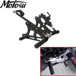 Cafe Racer Motorcycle Aluminum Footpeg Rearset Footrest Rear Set Foot Peg Pedal Accessories For BMW K100 K75 K1100 K1