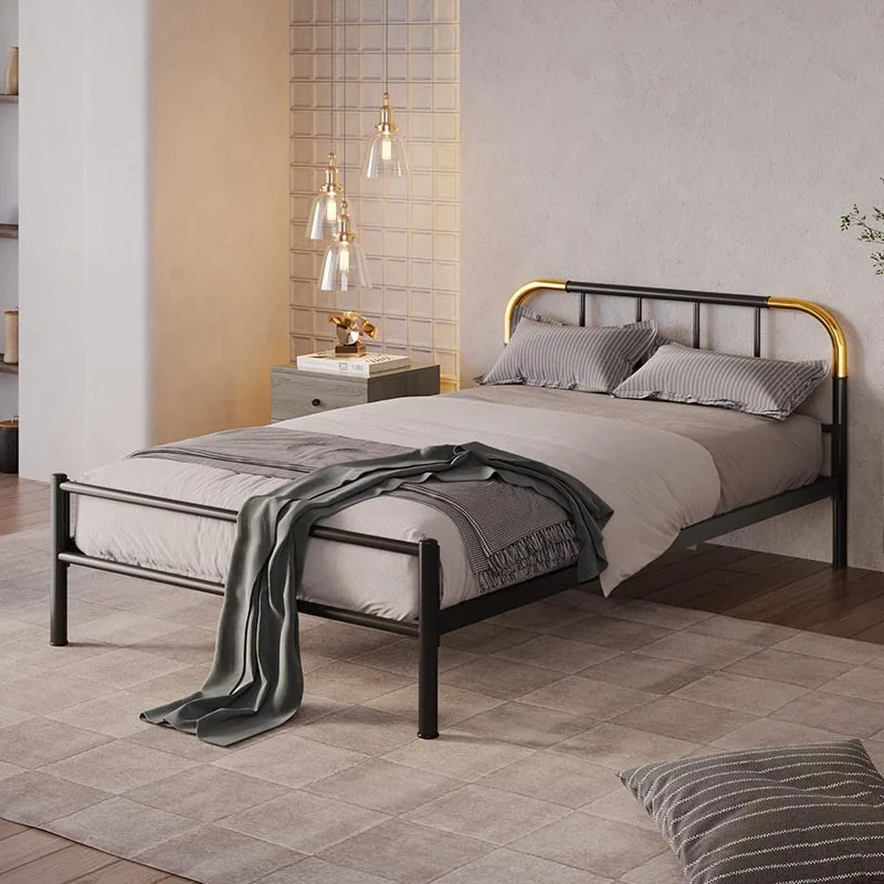 

Furniture wrought iron bed double bed household iron bed