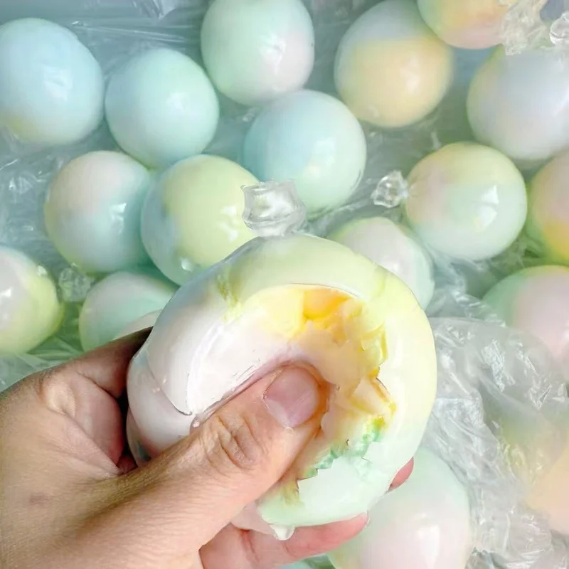 Crispy Ball Pinch Ball Office Student  Kids  Stress Relief Tool Handmade Ball Squishy Stress Ball Relieving Stress Apple Lemon
