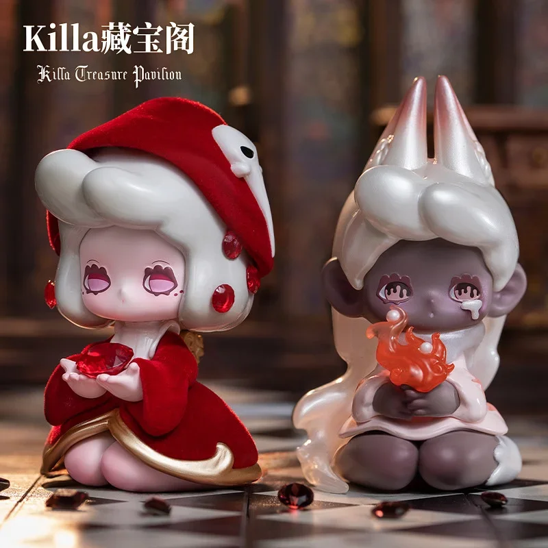 Killa Treasure Pavilion série boîte aveugle devinez sac boîte mystère jouets poupée mignon Anime Figure décorations de bureau Collection de cadeaux