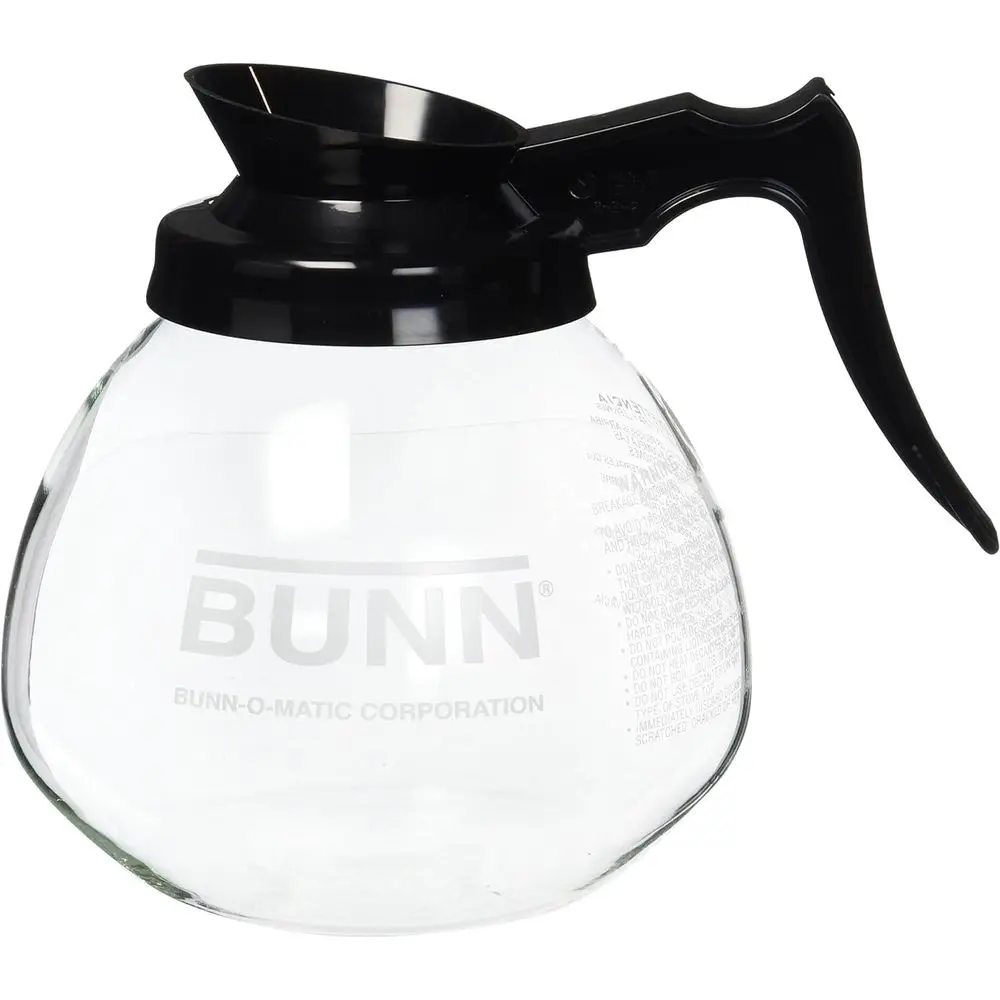 

Supply Depot Compatible with BUNN 12 Cup Stand Decanter Coee Pot, Clear/Black, large, BP2580263636