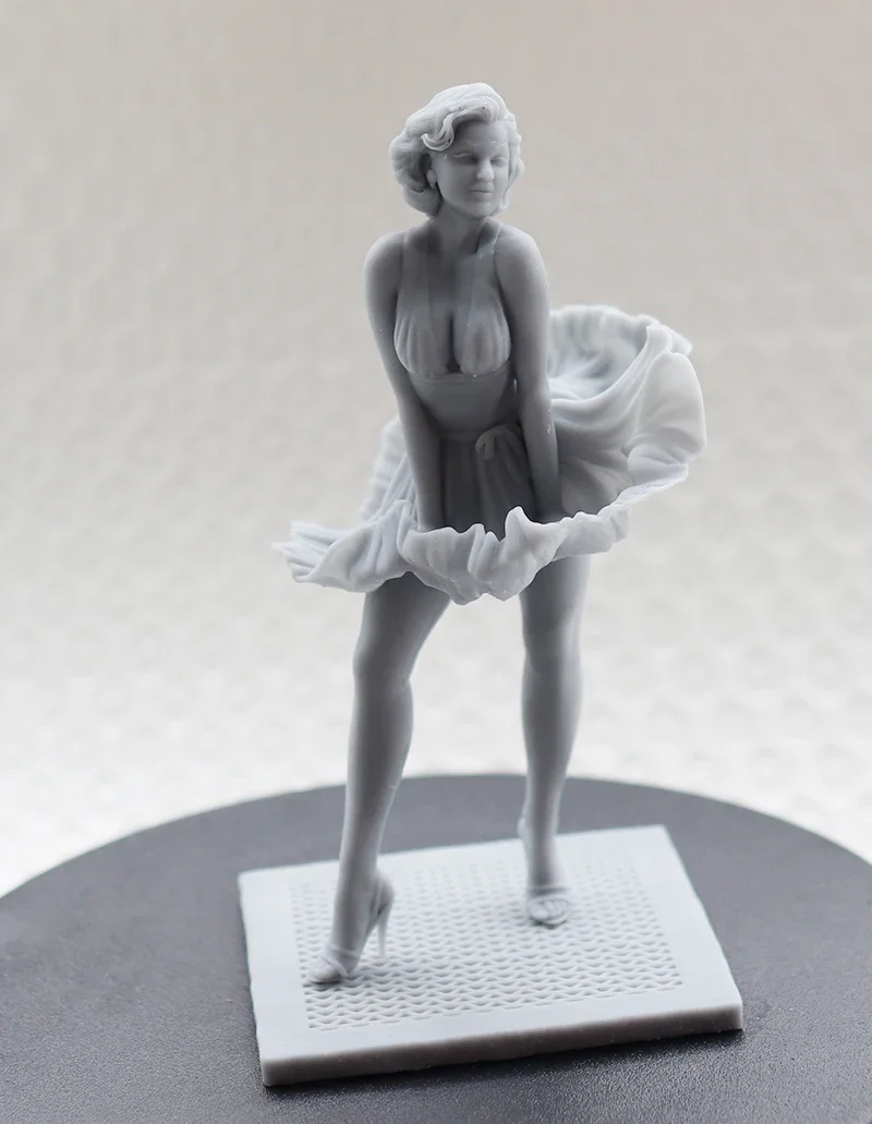 Figura Monroe modelo de resina sin pintar, sin Color, 1/24, 75mm, 1/18, 100mm, RW-176