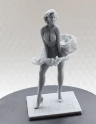 1/24 75mm 1/18 100mm Model z żywicy Monroe rysunek niepomalowany bez koloru RW-176