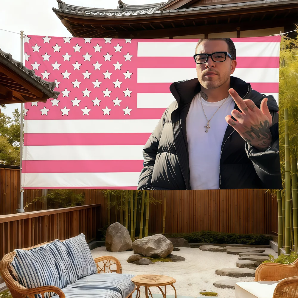 Rapper Sentino Flagge für Zimmer, Wohnheim, Camping, Picknick, Kunststil, Garage, Bar, Wanddekoration, Banner