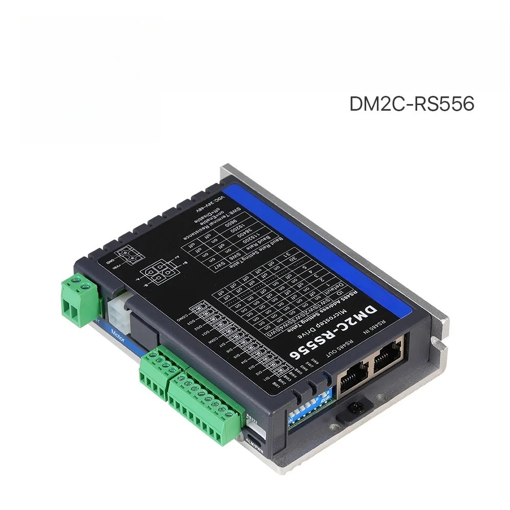 DM2C-RS556 Open Loop Drive and Control Integrated 2.1-5.6A 20-50VDC Driver for Nema23/24 Stepper Motor
