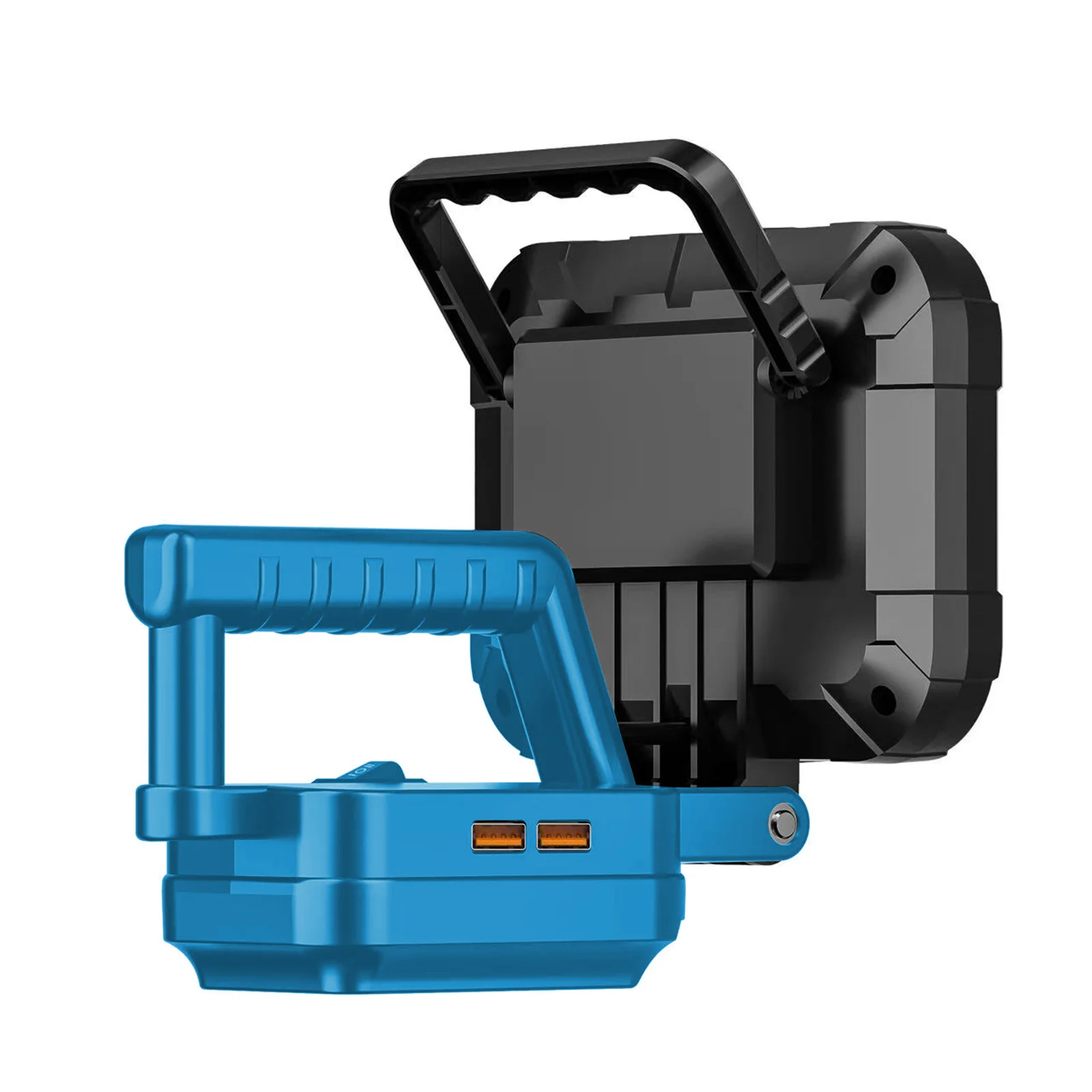 2 Mode Far/Low Beam Portable Work Light For Makita 14.4-20V Battery Outdoor Flashlight Spotlight Floodlight With USB Power Bank