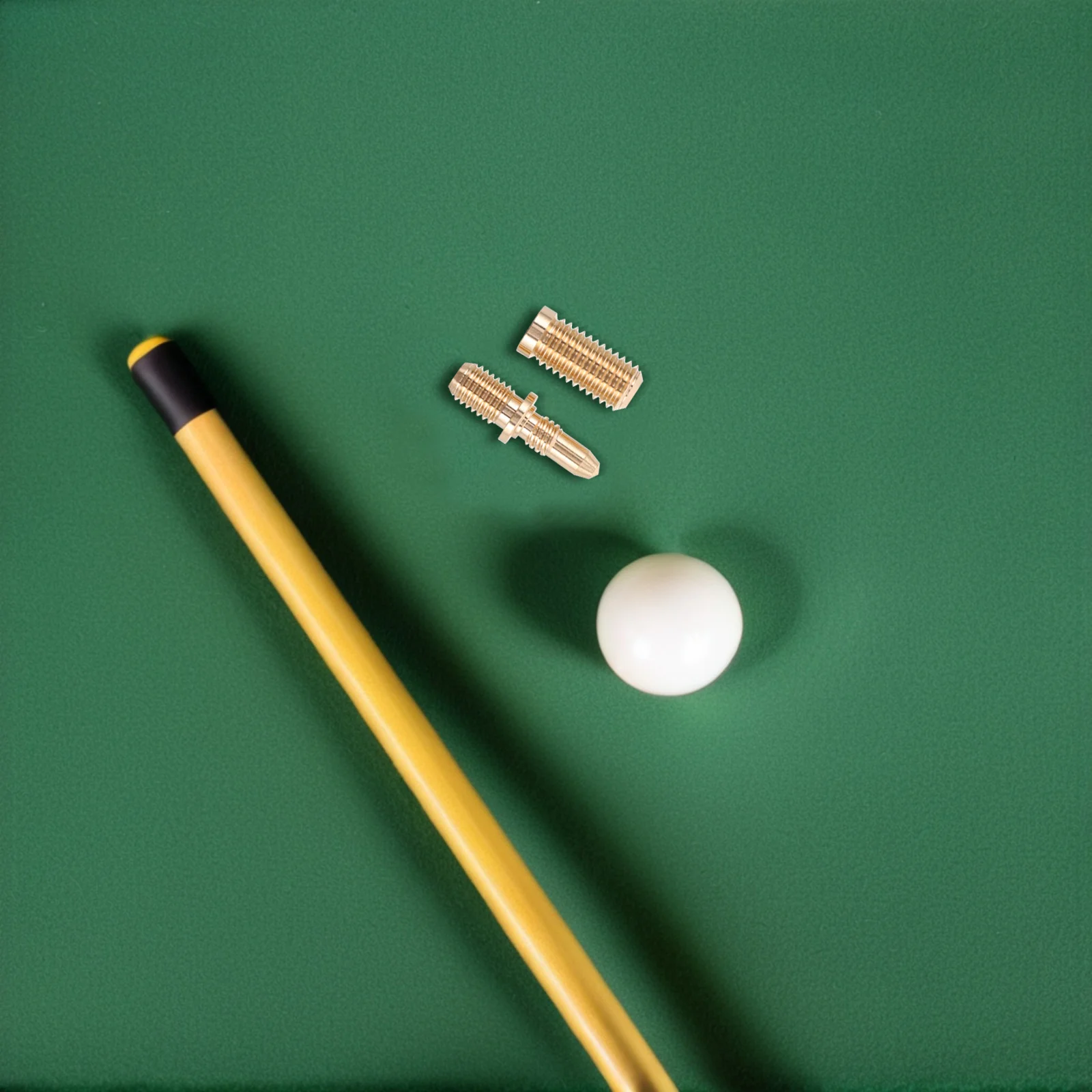 

1 комплект, набор латунных винтов для соединения бильярдного кия, прецизионный разъем вала цилиндра для стабильного оборудования для бильярдного кия, аксессуары