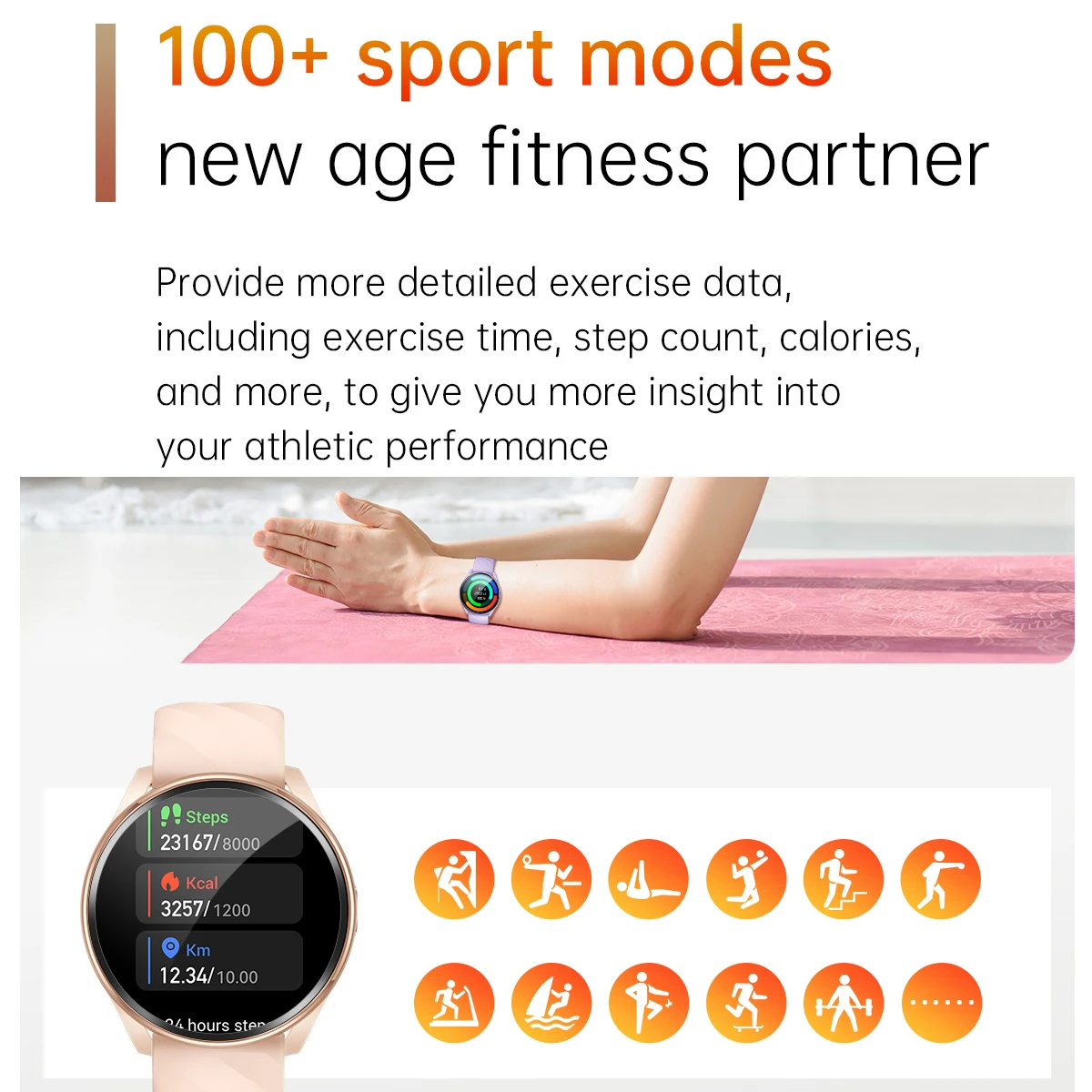 696 جديد بلوتوث دعوة Smartwatch مقاوم للماء الرياضة مراقب معدل ضربات القلب صوت مساعد ساعة ذكية المرأة رسالة دفع سوار