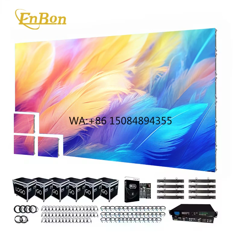 

Turnkey Solution Outdoor Indoor P2 P3 P4 P5 P6 Full Color LED Display Screen 3840hz Rental LED Video Wall Panel Waterproof
