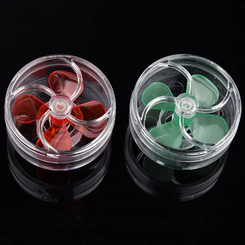 20mm Auto-Rotating 4-Blade Fan Kit for Fish Tank Outlet Clover Accessories Fish Tank Outlet Aquarium Filter Screen Accessories