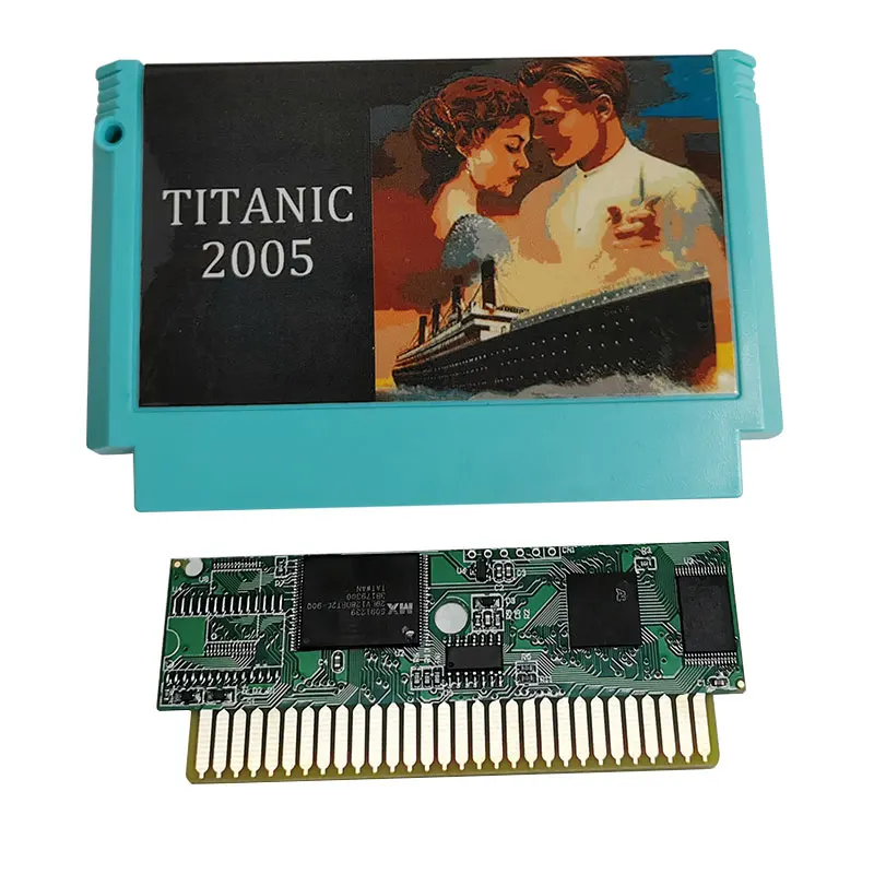 TITANIC 2005 Family Computer FC Famicom NES Game Cartridge 60 Pin Retro Console