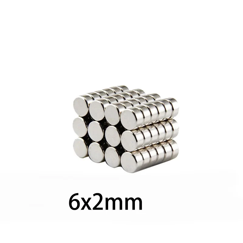10/20/50pcs 6mm×2mm Tiny Magnets -  Round Craft Magnets for Resin Coasters -6x2mm 20PCS DIY Home Decor
