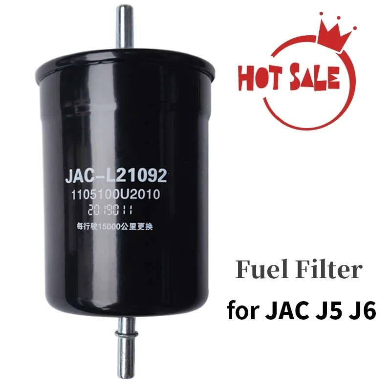 Para jac j5 j6 filtro de combustível filtro de carro de alta qualidade elemento gasolina atacado 1105100 U2010