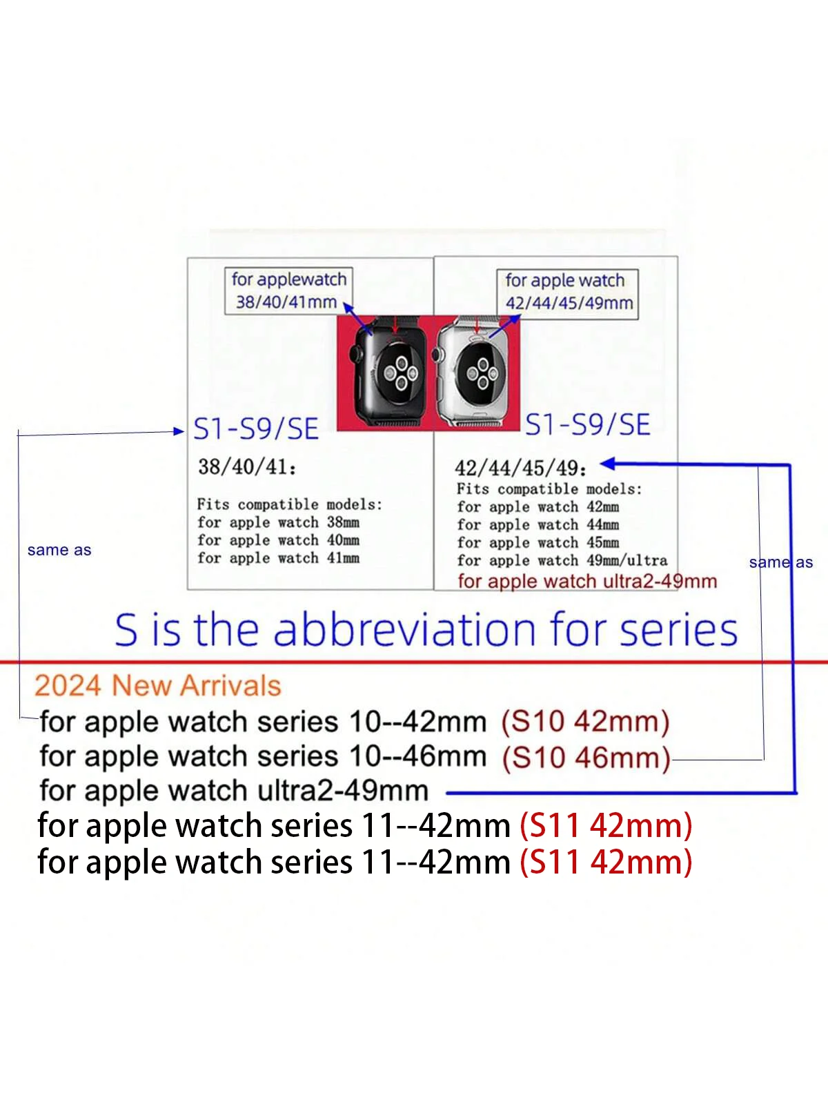 Für Apple Watch Ultra 3/2/1 49mm Serie 11/10 SE 2/1 45mm 41mm 44mm 40mm 38mm Nylon-Armband Verstellbares Atmungsaktives Sport-Uhrenband – Detail 1