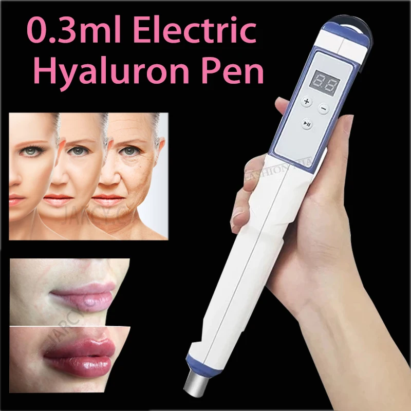 

0.3ml 0.5ml Auto Electric Hyaluron Pen With High Pressure Hyaluronic Acid Pen for Lip Injection Anti Wrinkle Skin Rejuvenation