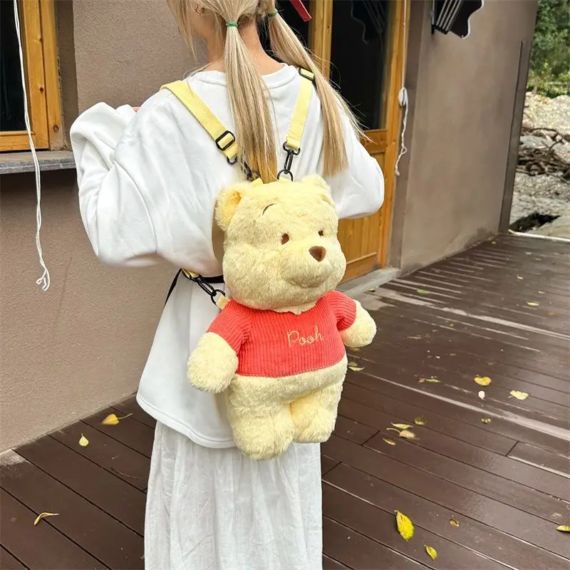 Nouveau dessin animé 3D Judy Nick fraise ours Winnie peluche jouet sac à dos grande capacité mignon Animal Cosplay sac fille cadeau créatif