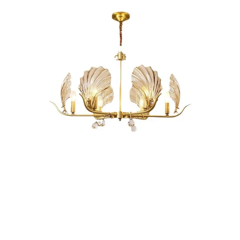 

Medieval, glass, chandelier, modern, simple, light luxury