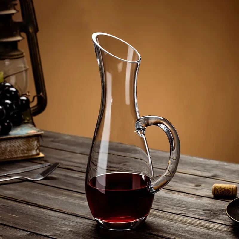 1200ML Red Wine Brandy Champagne Glass Large Capacity Decanter, Suitable for Home Bars, Home Decorations, Parties