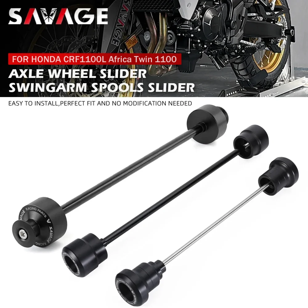 

CRF1100L Africa Twin 1100 Front Rear Wheel Axle Fork Crash Slider Swingarm Spools Stand For Honda CRF 1100L Adventure 2020-2025