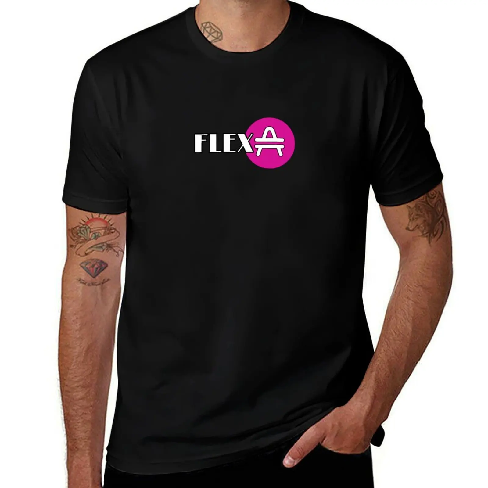 Simple Flexa Flex Amp Token (Original) T-Shirt Casual Simple Design Short Sleeve Shirt
